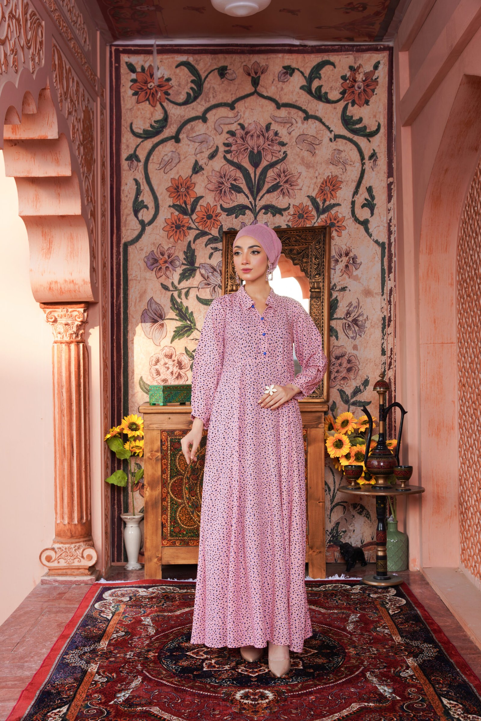 Pink Polka Paradise Maxi Dress - Image 6