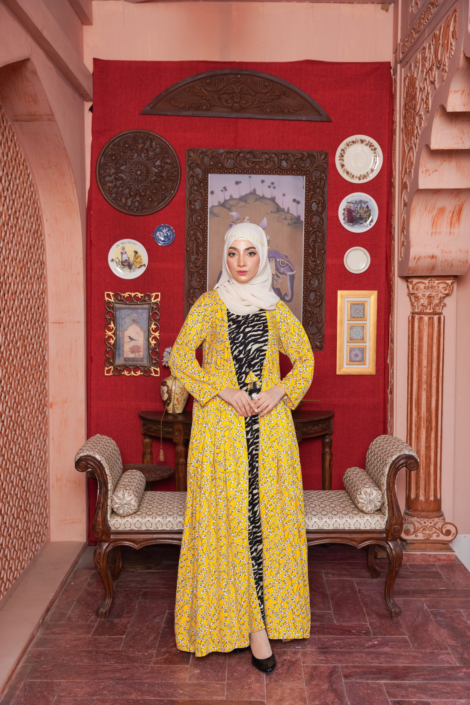 Yellow Bali Bloom Maxi Dress - Image 5