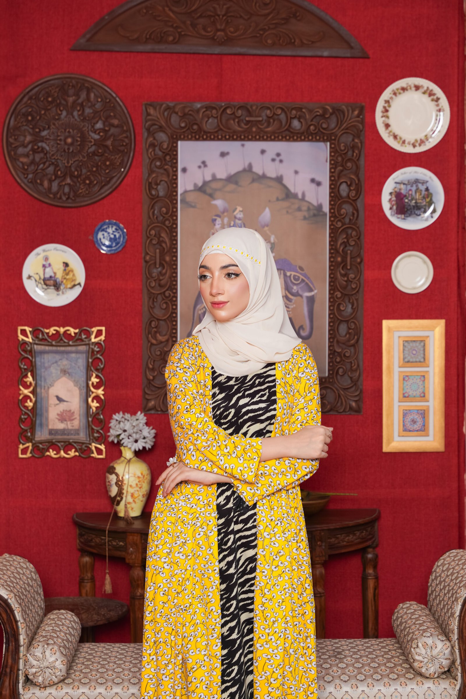 Yellow Bali Bloom Maxi Dress - Image 3