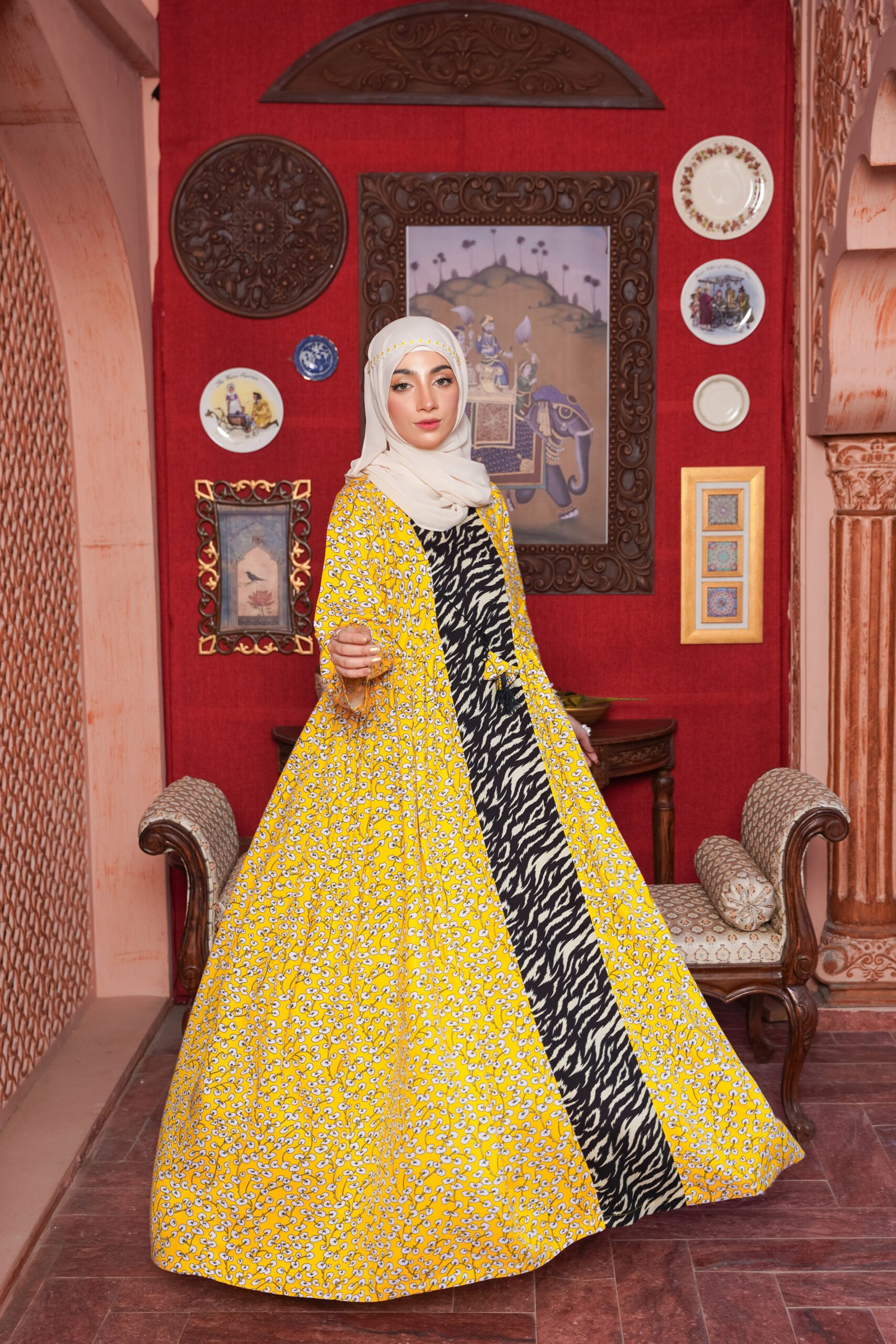 Yellow Bali Bloom Maxi Dress - Image 2