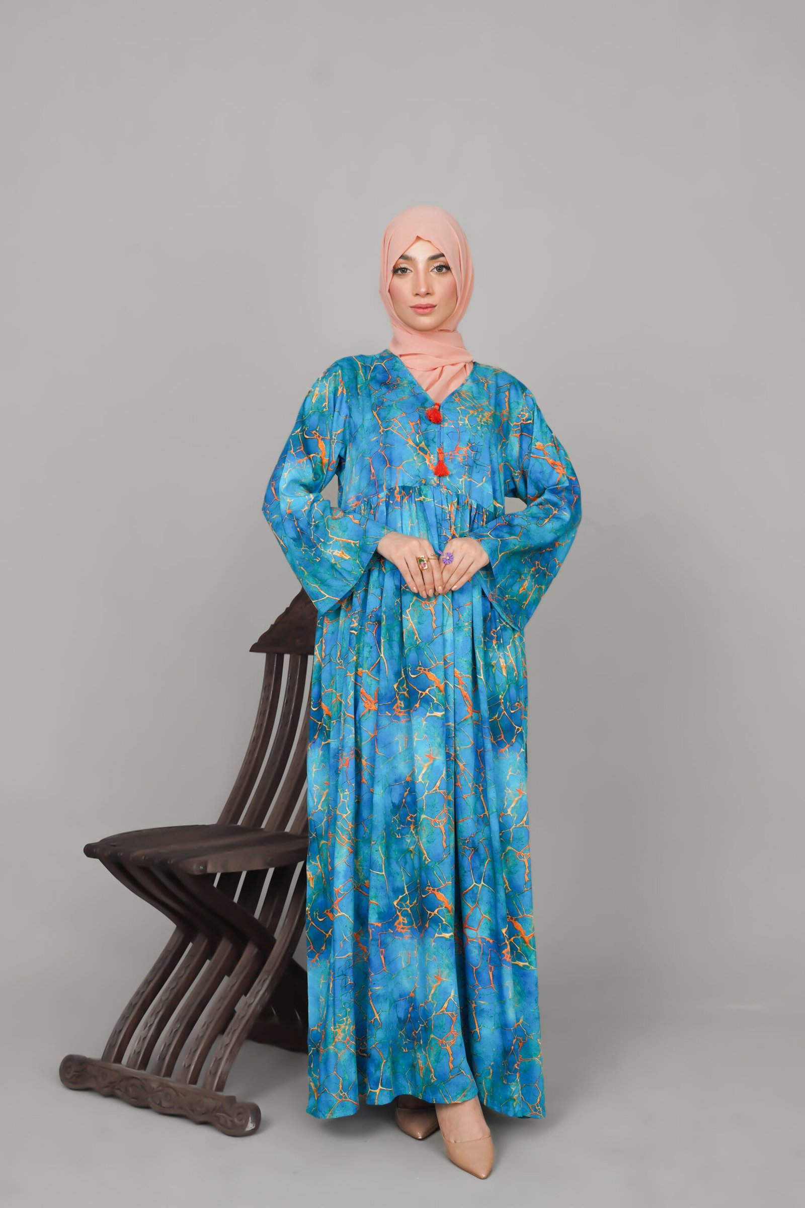 Blue Lagoon Whisper Maxi Dress