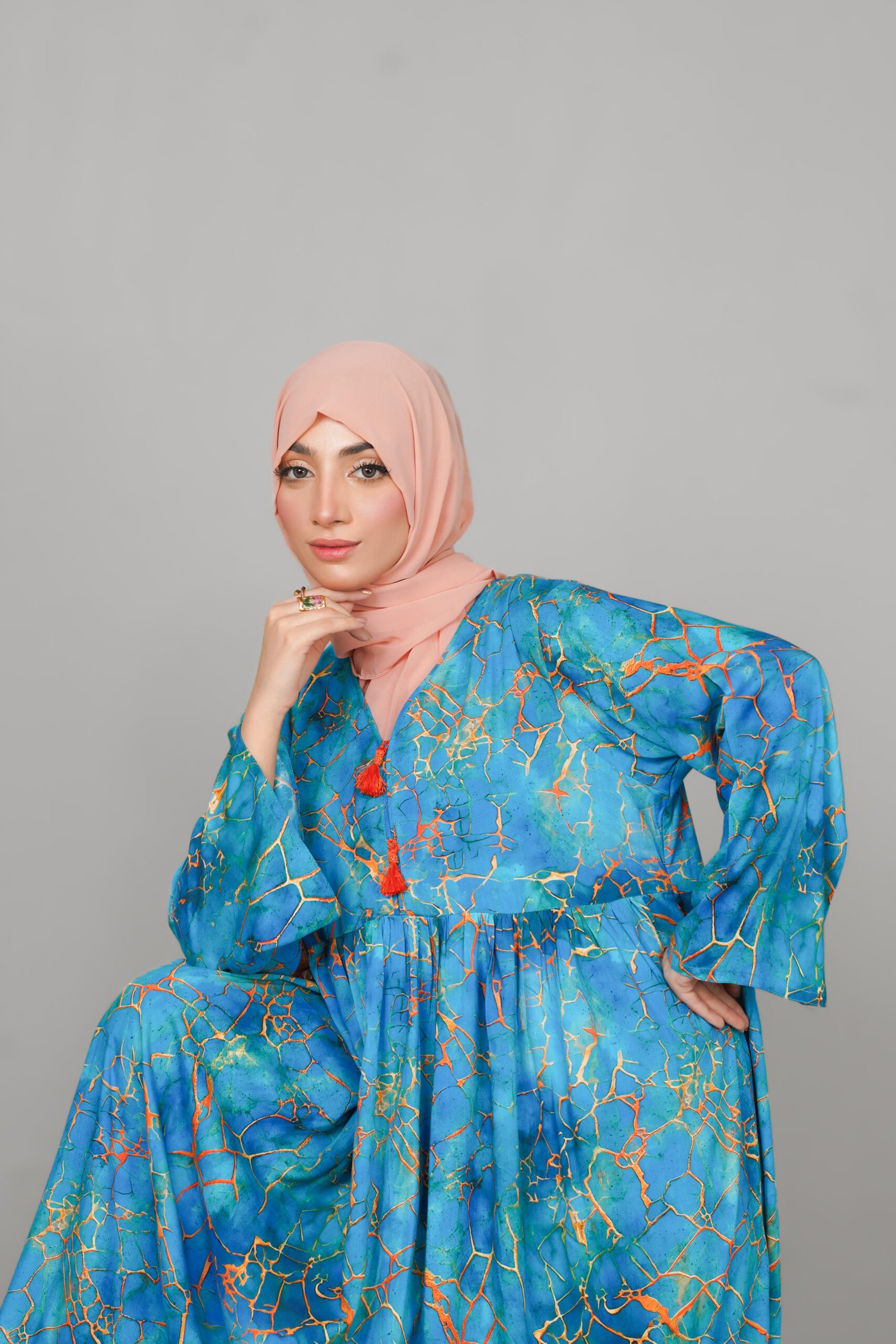 Blue Lagoon Whisper Maxi Dress - Image 4