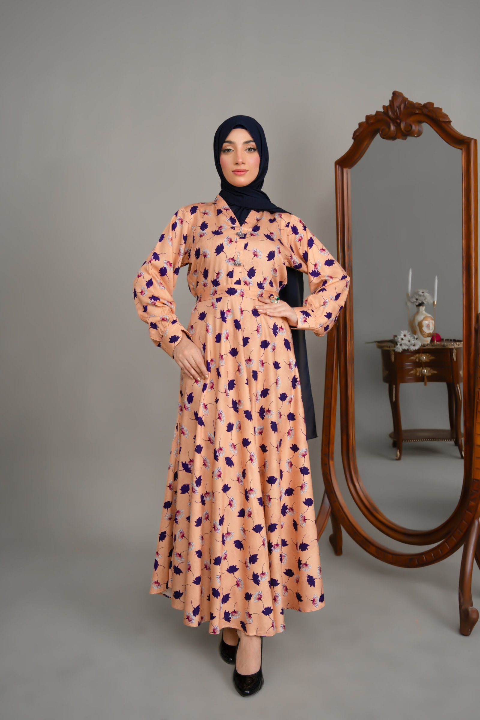 White Ethereal Garden Maxi Dress - Image 5