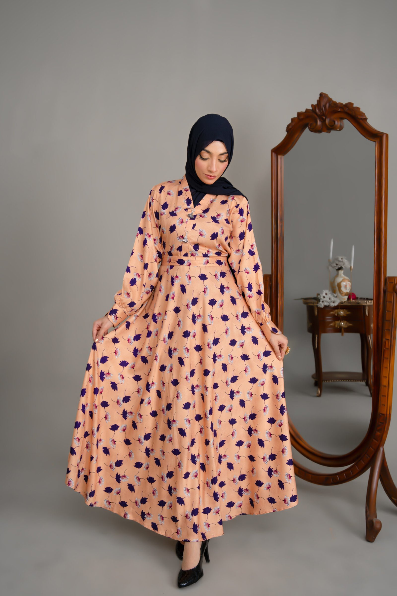 White Ethereal Garden Maxi Dress - Image 4