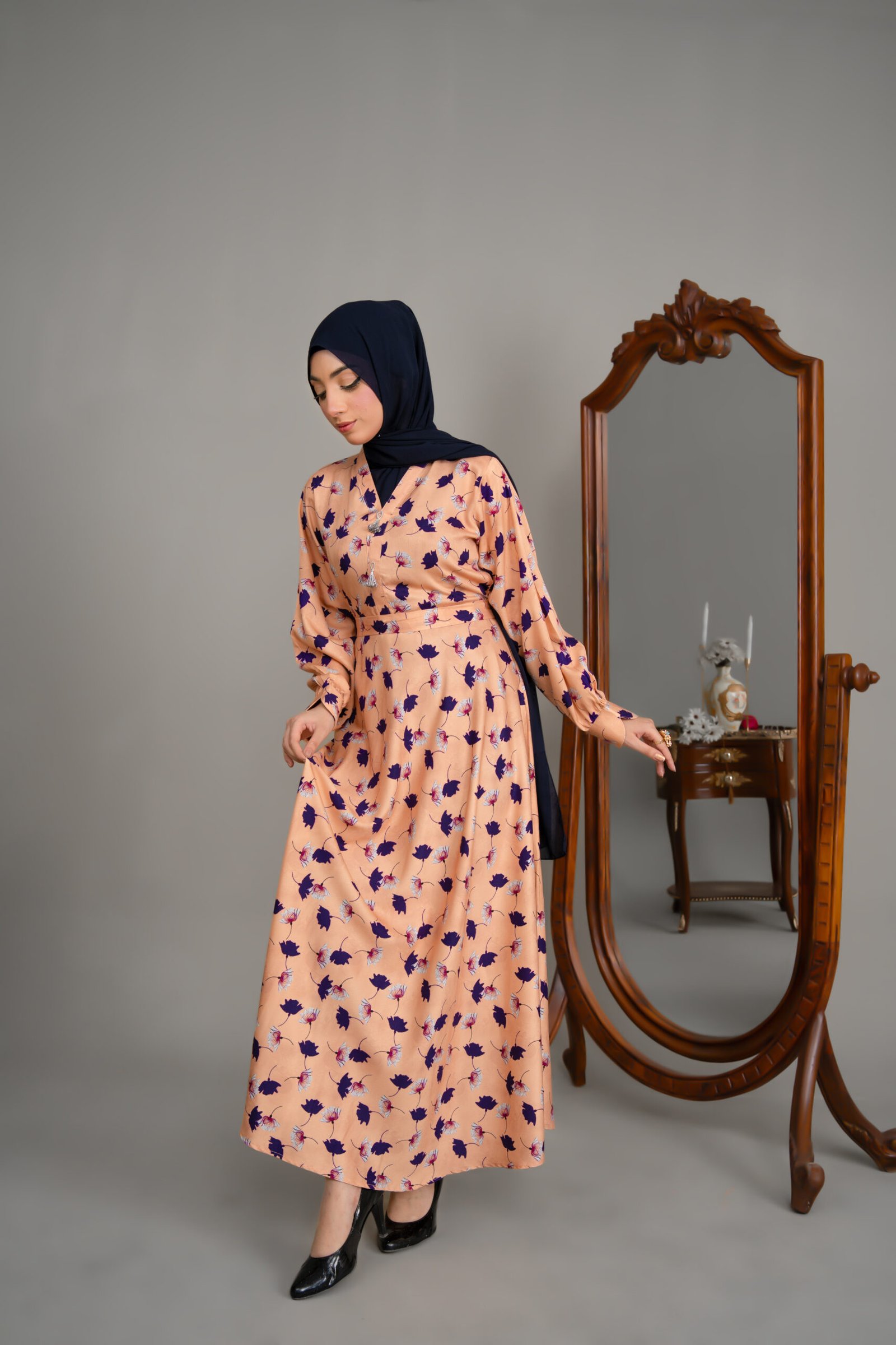 White Ethereal Garden Maxi Dress - Image 3