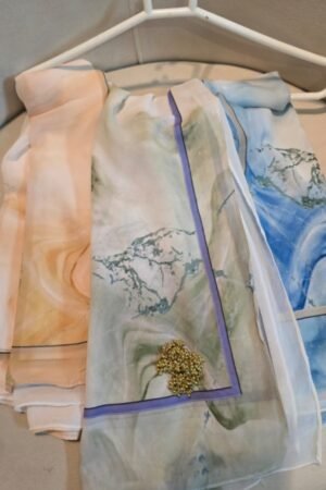 Pack of three Silk Printed Scarf
